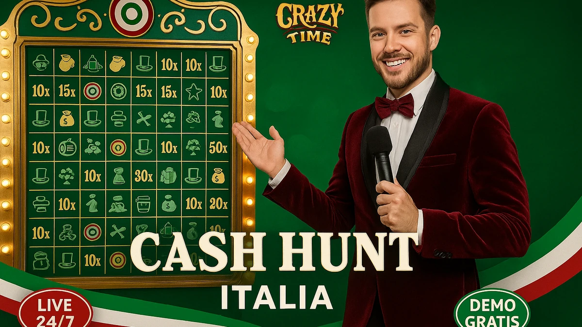 Cash Hunt - Galleria di tiro con 108 simboli e puntatore laser